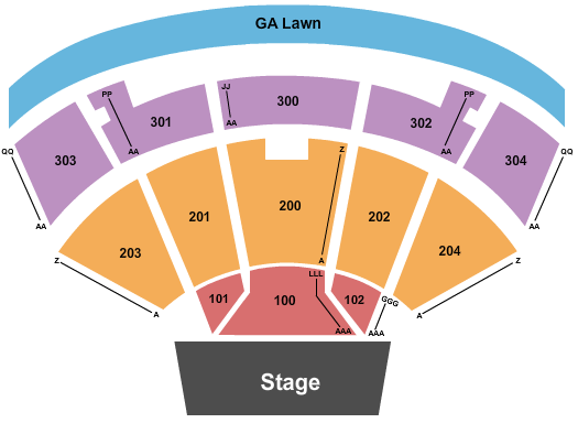 Merriweather Post Pavilion Outlaw Music Festival Seating Chart